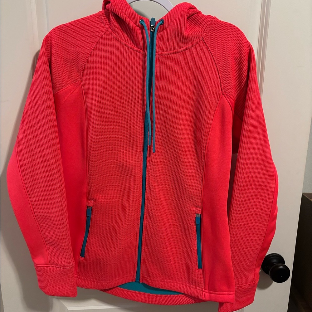 Swiss Tech Kids Neon Pink Hoodie Jacket Coat Medium (8-10)